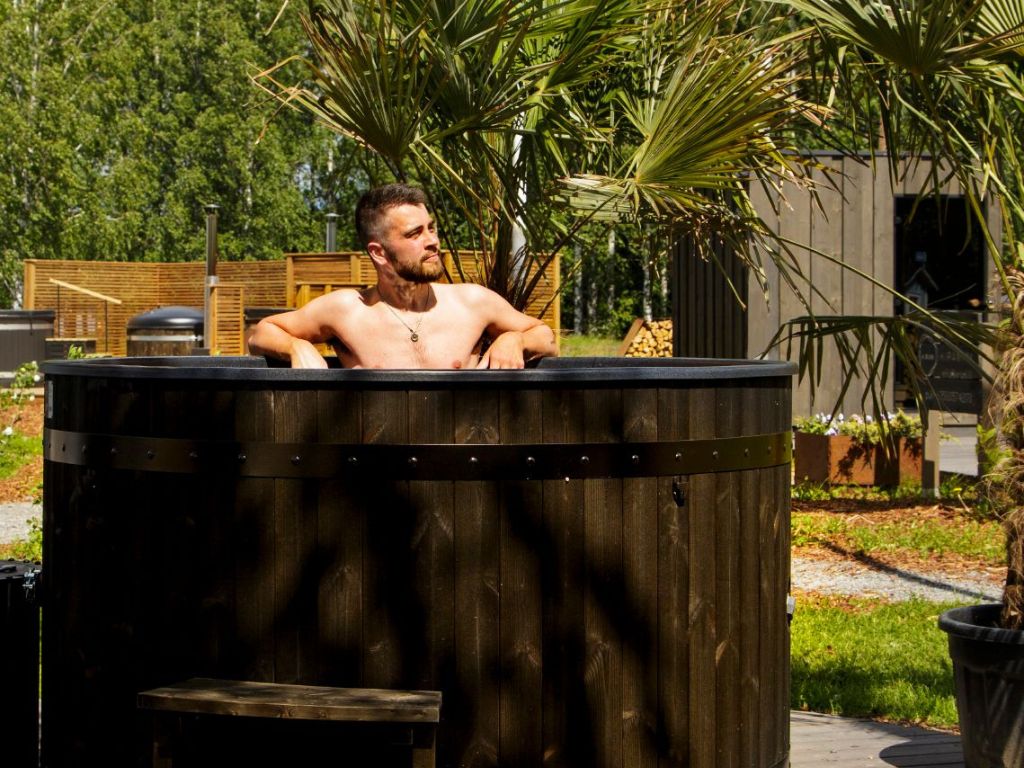 Harvia Legend Hot Tub – Finnisches Badefass mit Holzofen