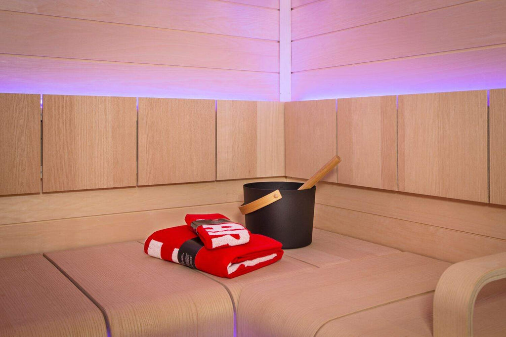 Harvia Handtuch 70 x 140 cm rot