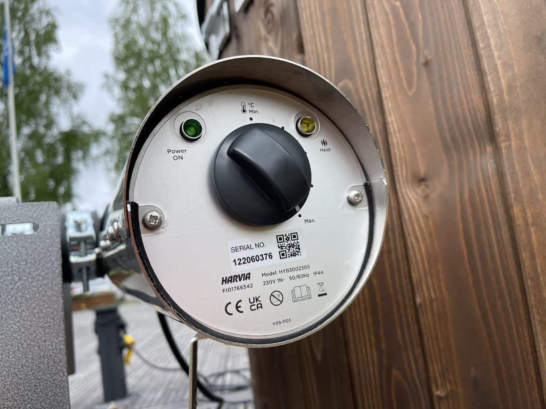Zusatzheizgerät für Badefässer Kirami / Harvia 3000 W / 230 V