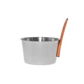 4 Living-Kollektion Saunakübel Stahl 4 l