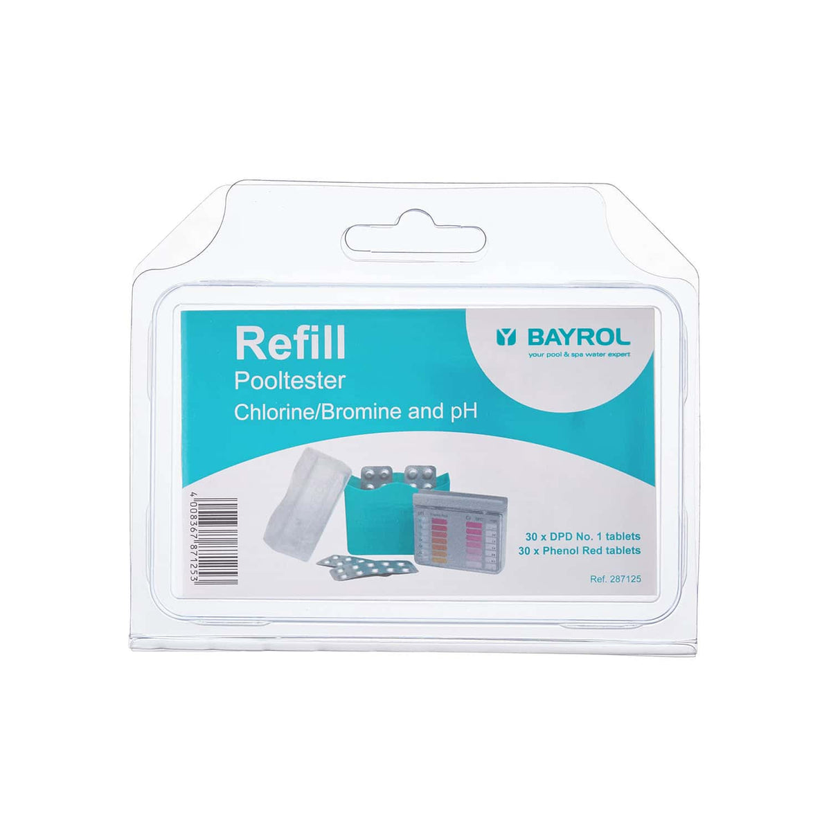 Bayrol Refill – Nachfüllpack Pooltester pH / Cl / Br