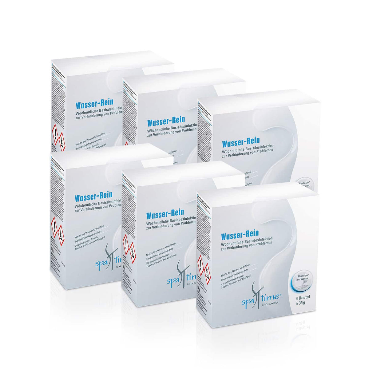 Bayrol SpaTime Wasser-Rein Sparpack 6 Stück