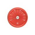 Rento Aluminium-Saunathermometer feuerrot