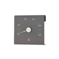 Rento Aluminium-Saunathermometer grau