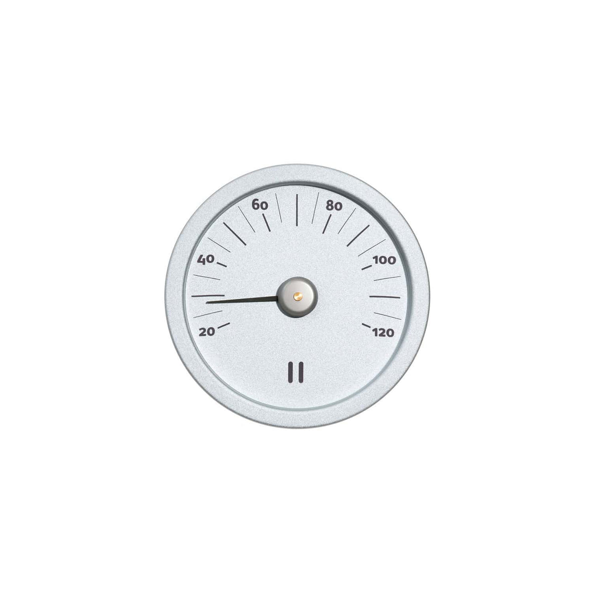 Rento Aluminium-Saunathermometer natur