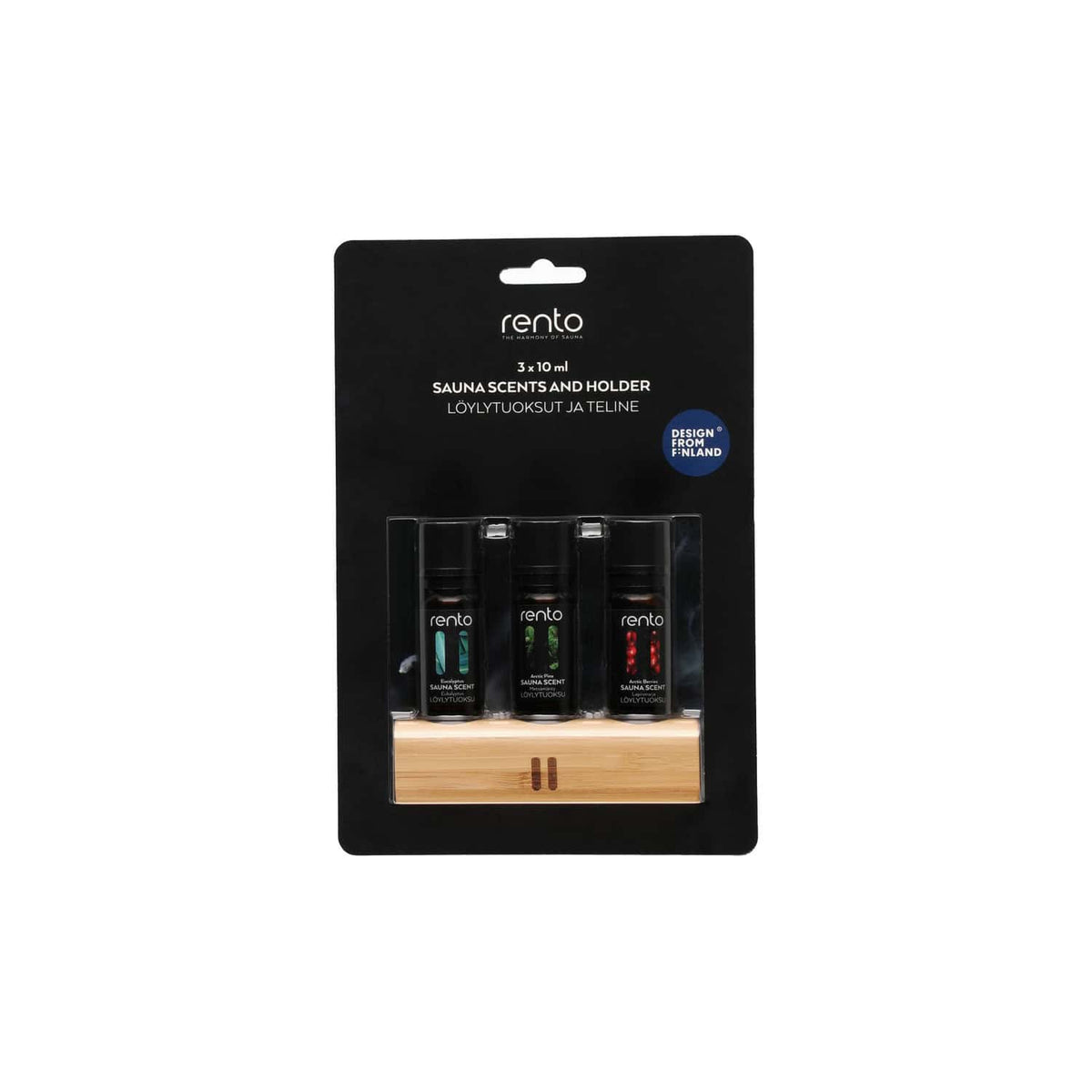 Rento Saunaduft 3 x 10 ml im Bambusbehälter