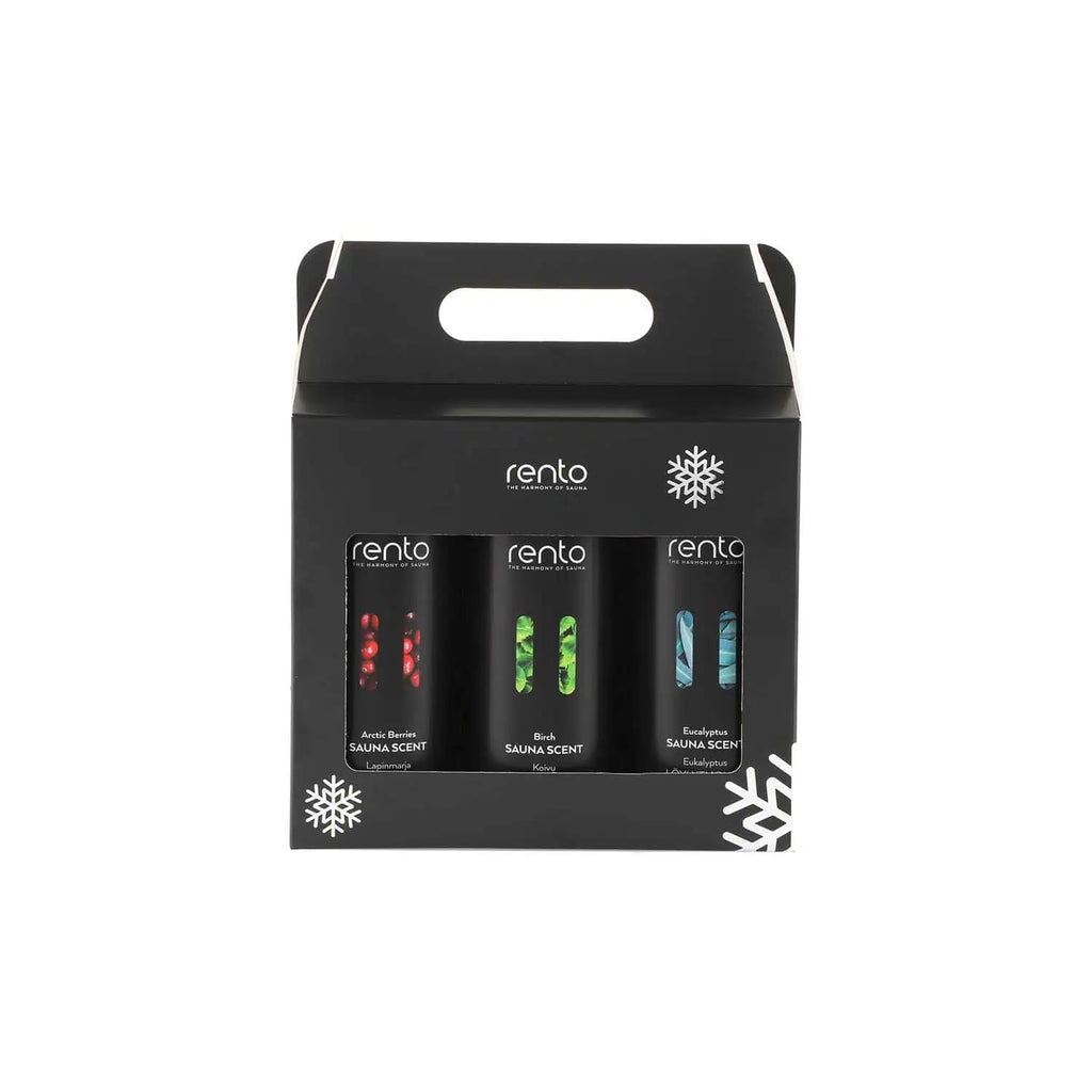 Rento Saunaduft-Geschenkbox 3 x 400 ml