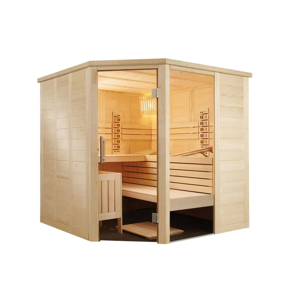 Tuindeco Innensauna Alaska Corner Infra+