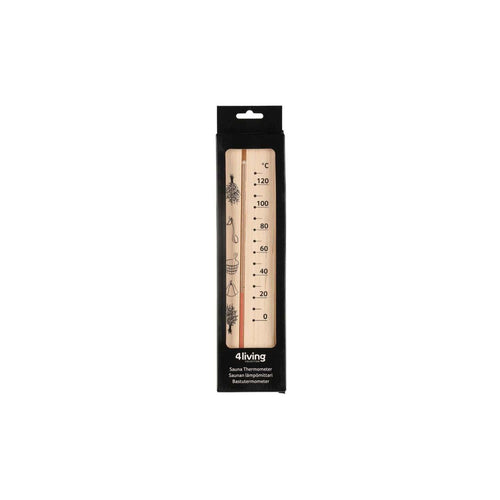 4 Living-Kollektion Saunathermometer aus Holz