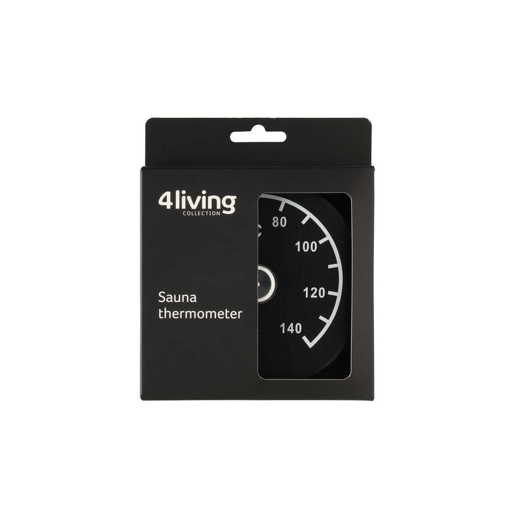 4 Living-Kollektion Saunathermometer quadratisch