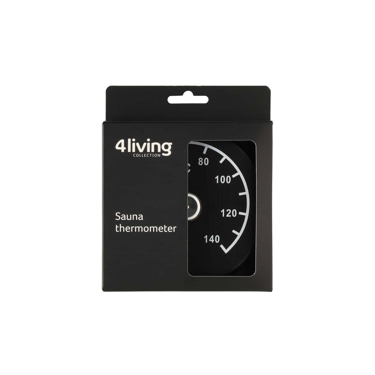 4 Living-Kollektion Saunathermometer quadratisch