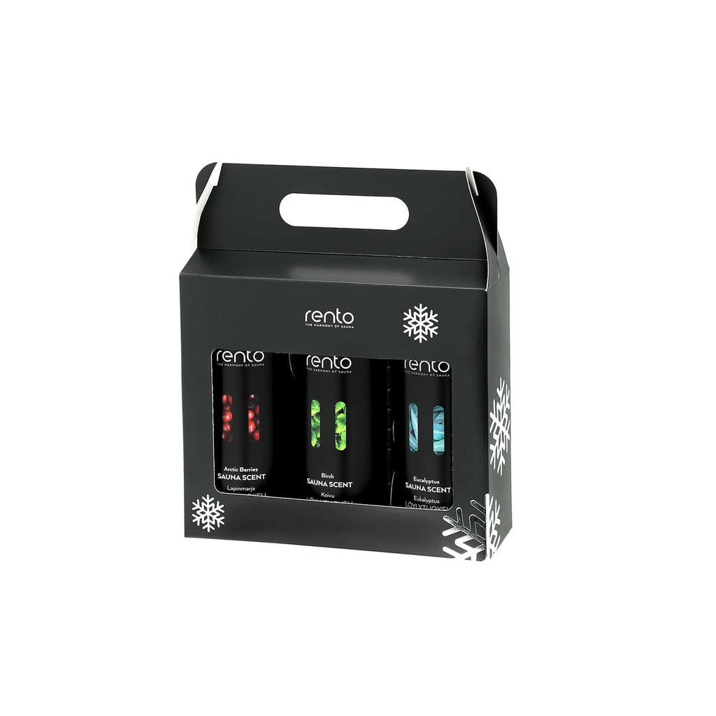 Rento Saunaduft-Geschenkbox 3 x 400 ml