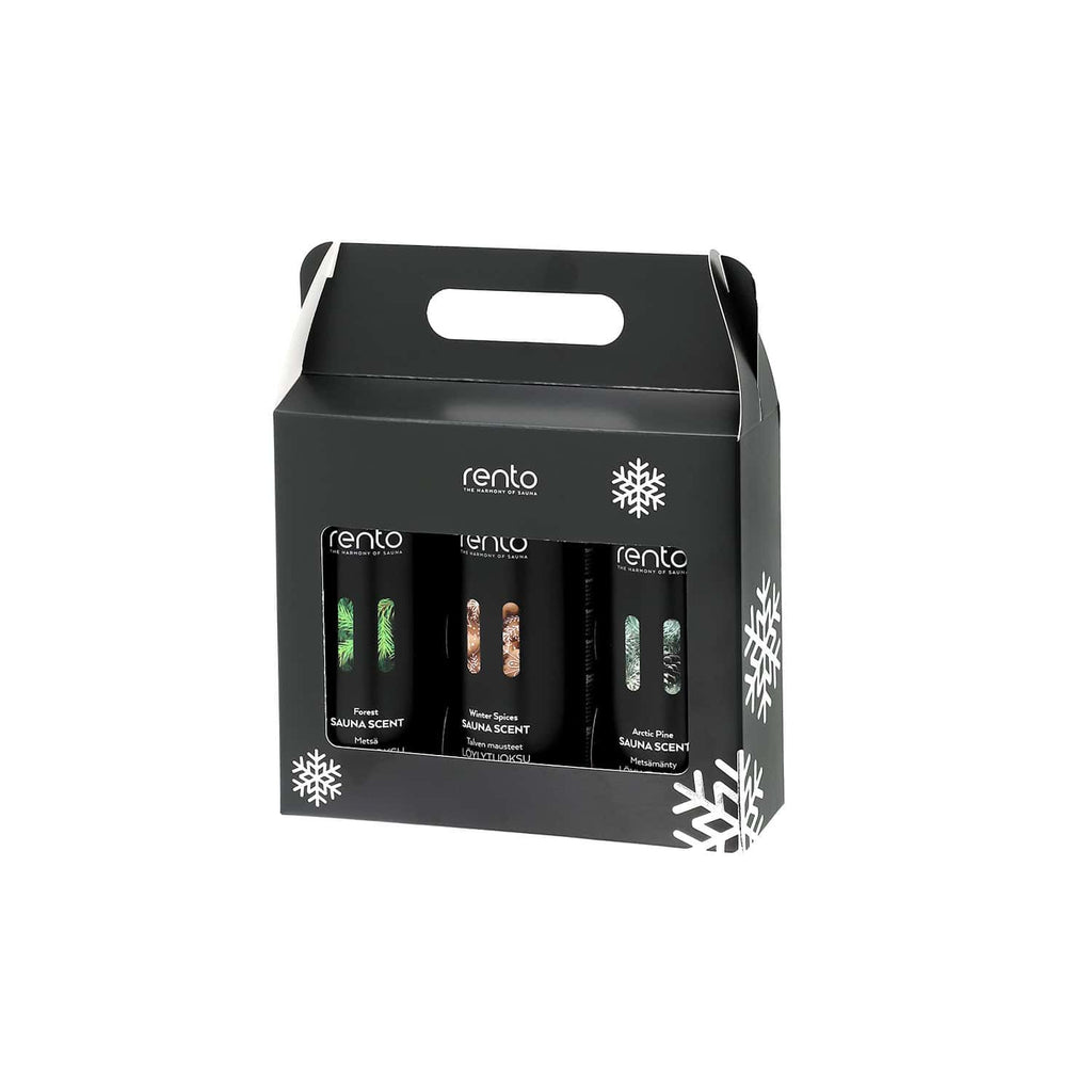 Rento Saunaduft limitierte Geschenkbox 3 x 400 ml