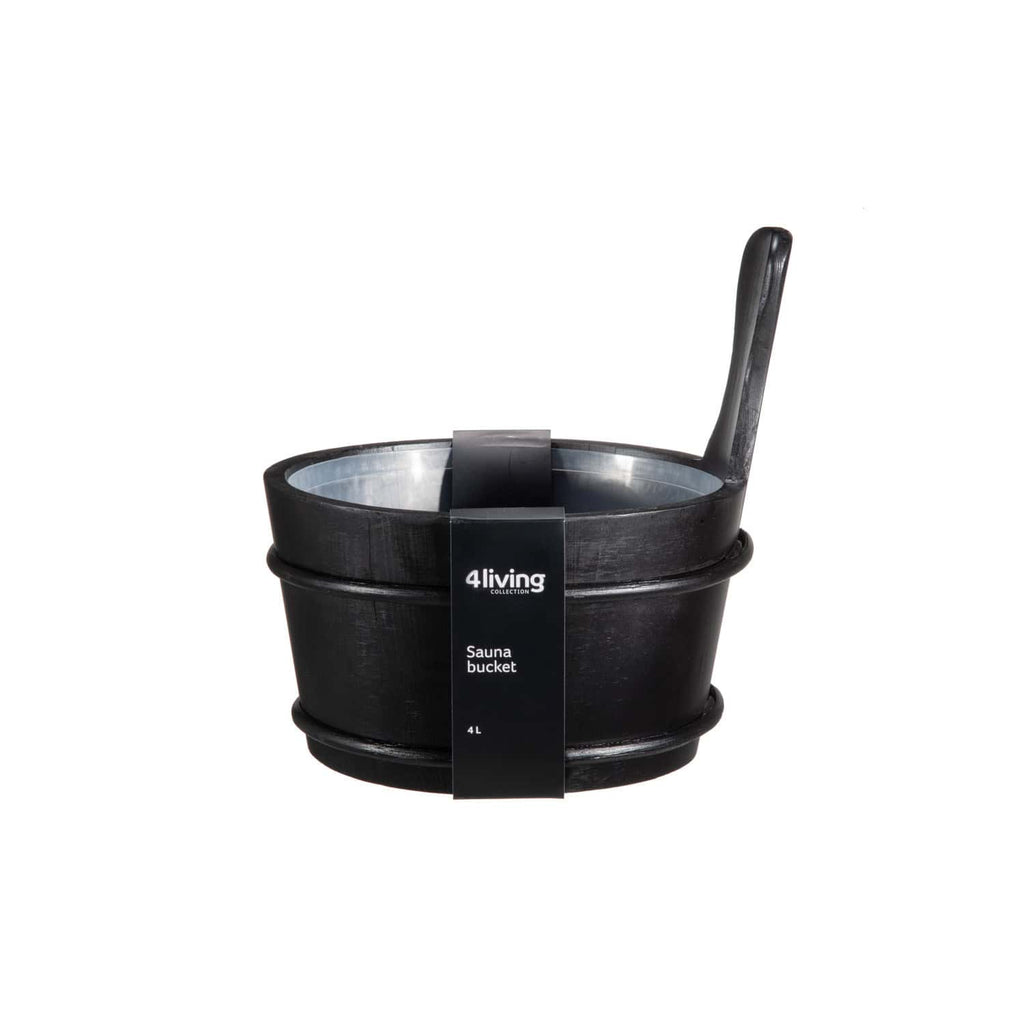 4 Living-Kollektion Saunaeimer schwarz