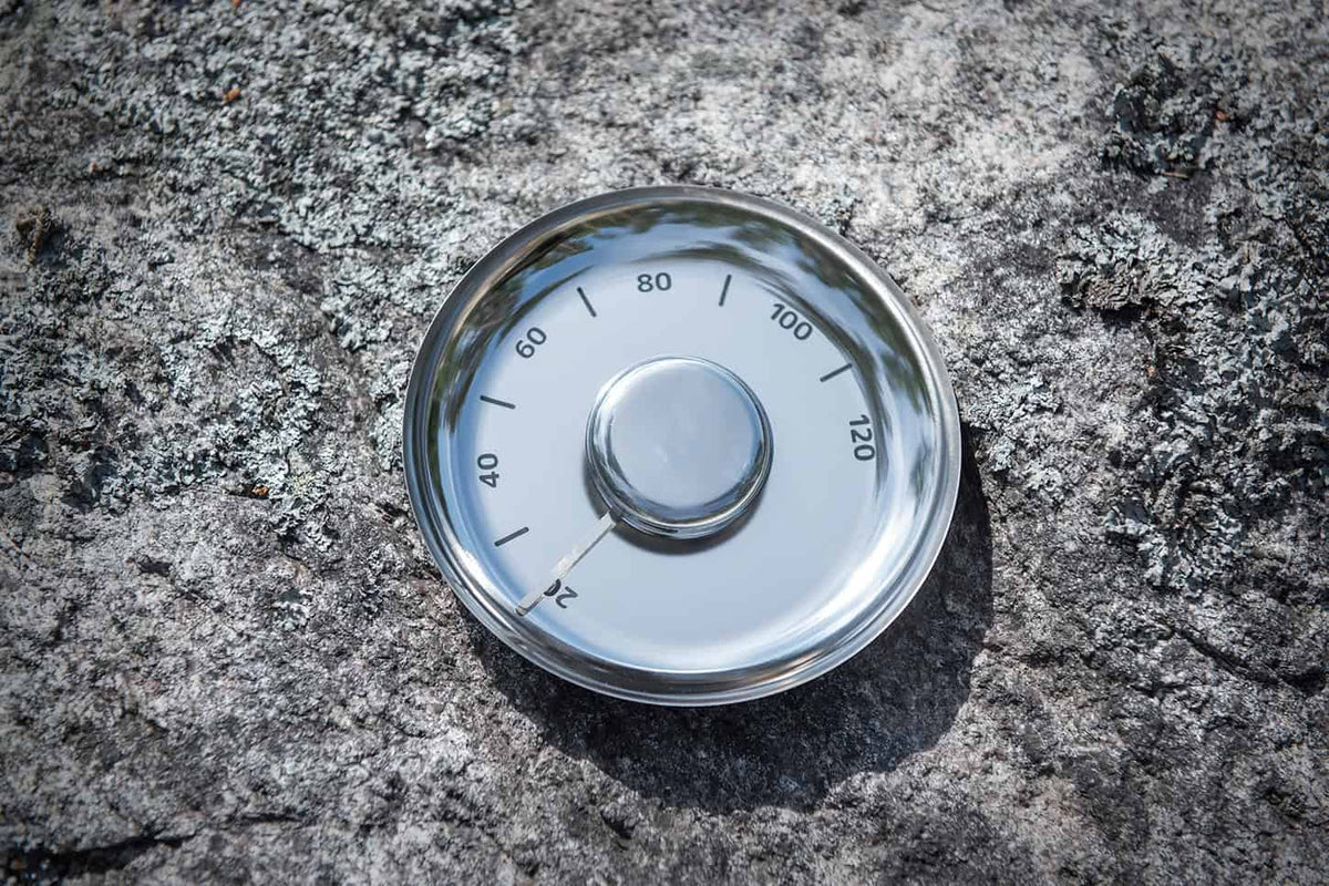 Rento Saunathermometer aus Edelstahl