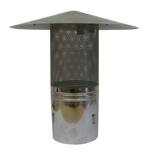 Regenhaube mit Funkenfänger, 3mm Perforieren - by Kirami