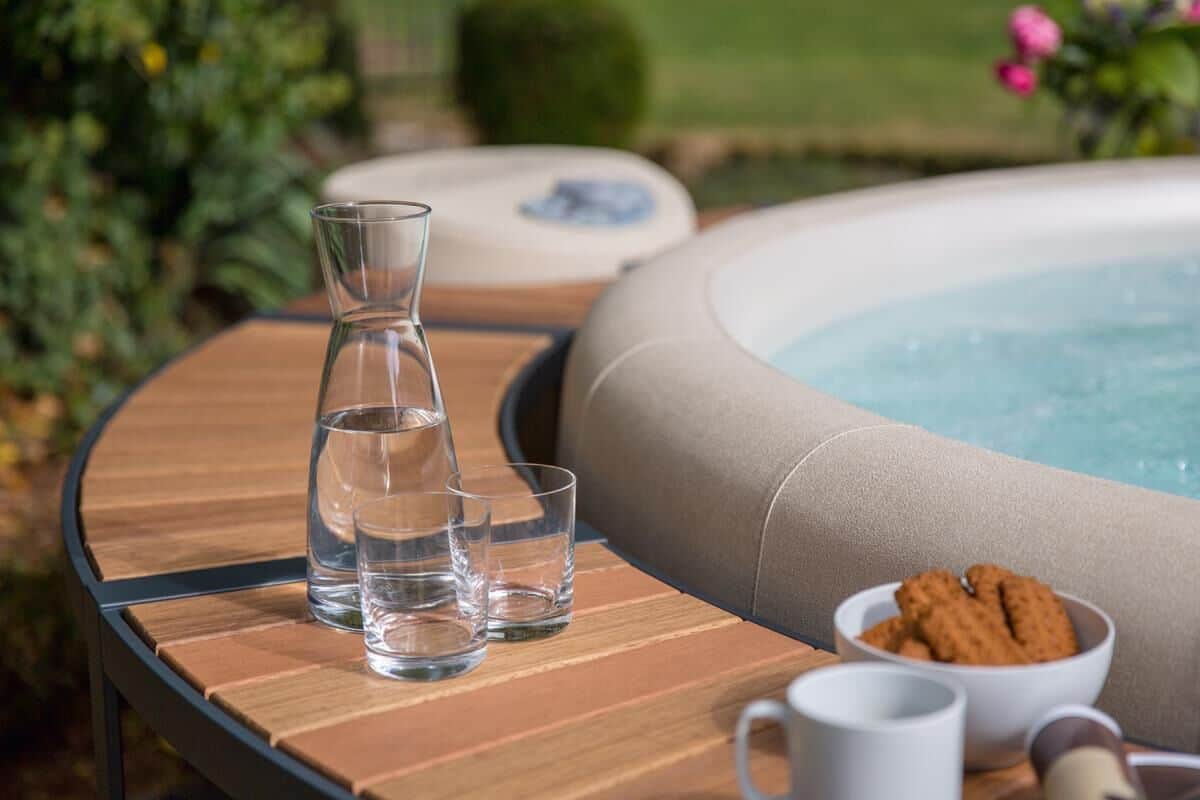 5/8-Umrandung für Softub Whirlpool RESORT / POSEIDON - Stauseeholz Anthrazit