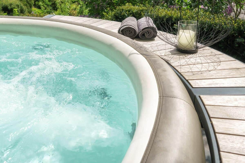 Vollumrandung für Softub Whirlpool Legend - Stauseeholz Anthrazit