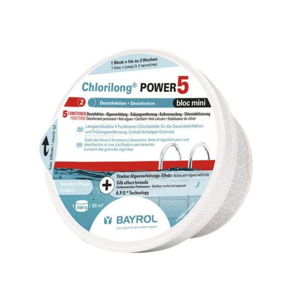 Produktbild 1 - Bayrol Chlorilong POWER 5 bloc mini 034 kg - 4008367992859